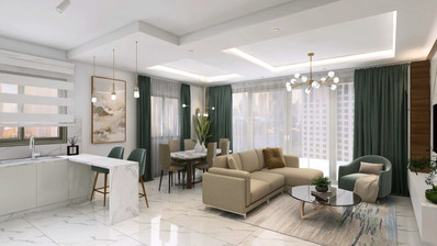 2-Bedroom Penthouse with Private Roof Garden in Livadia
