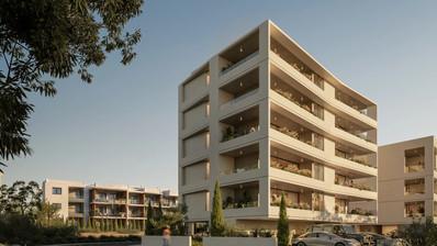 Modern 3-Bed Apartment in Germasogeia with Pool & Gym