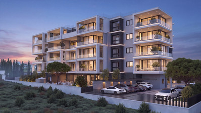 Modern 1-Bed Apartment in Germasogeia with Pool & Gym