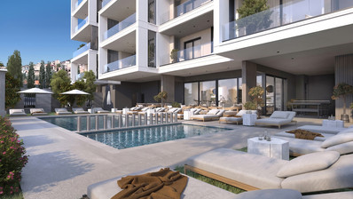 Modern Top-Floor 2-Bed Apartment in Germasogeia