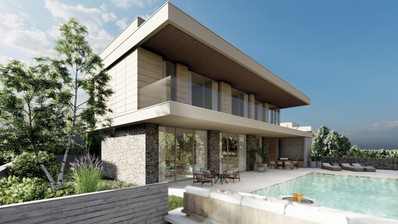 Luxury 4-Bed Tala Villa with Sea Views & Pool