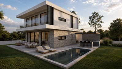 Modern 3-Bed Detached Villa in Gated Anarita Complex