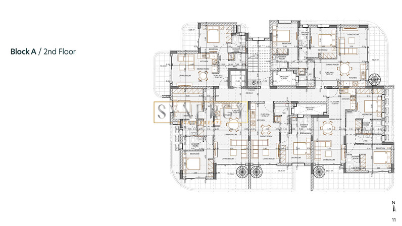 1-bedroom apartments for sale 52 m² in Livadia Larnakas, Larnaca